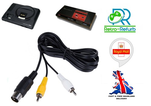 Sega megadrive cavo av - tv,