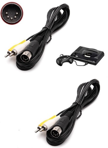 2pcs rca audio - av, tv